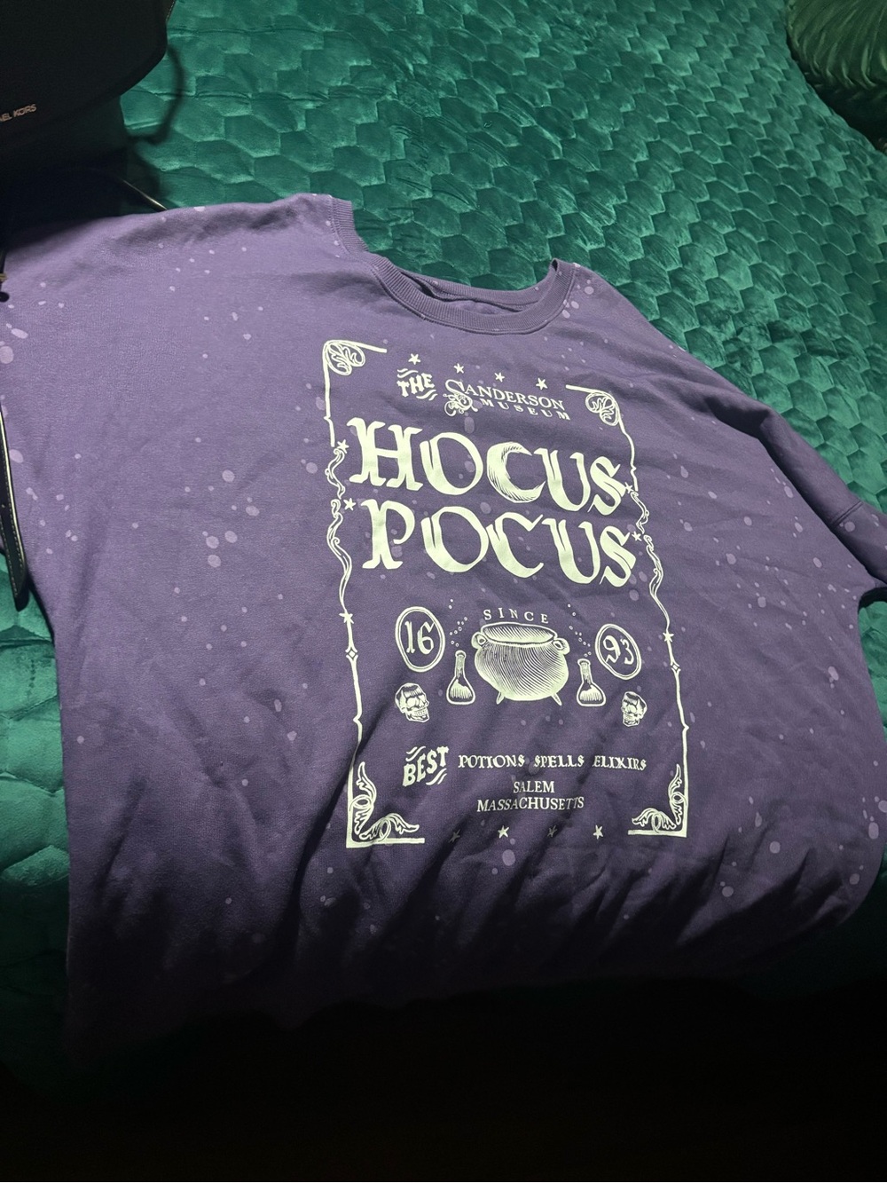 Hocus Pocus Purple Graphic Woman’s Sweatshirt